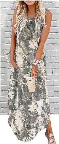 Image of CHUNTIANRAN Maxi Dresses for Women Summer Outfits Boho Beach Long Dresses Casual Sundresses Resort Wear for Women 2026