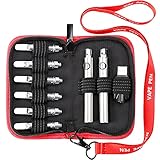 Empty Pouch for 510 battery and 510 Carts Holster Pouch with non-slip elastic bands for pen style...