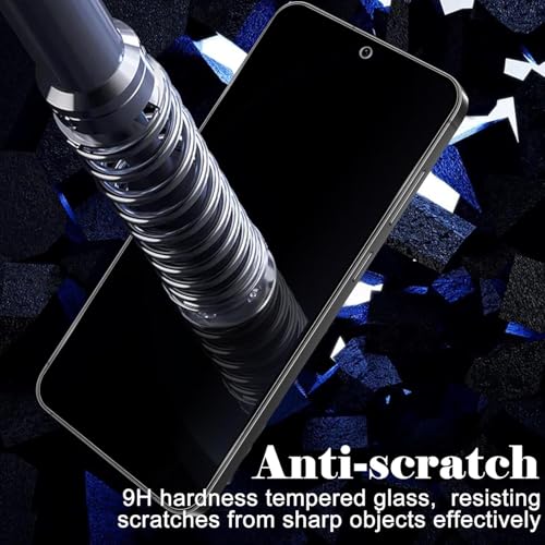 Image of STP FEEL HD+ Premium Privacy Tempered Glass Screen Protector Guard Compatible for Samsung Galaxy S25 Plus 5G (6.7 Inch, Pack of 1) Full Edge to Edge Coverage Anti-Spy /Anti-Peeping 9H Hardness
