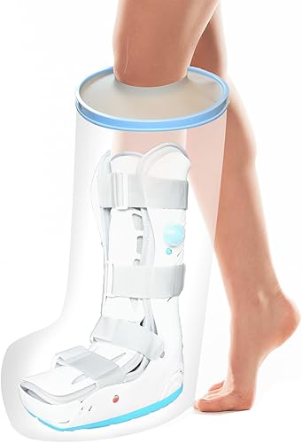 KT2103-WL - Fundas impermeables para piernas para ducha extra grandes, protector de ducha hermético para cirugía de pies, adultos de talla grande,