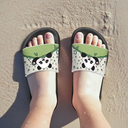 Forchrinse Girls Sandals Summer Open Toe Beach Slides Kids House Slippers Lightweight Slip-On Shower Shoes3