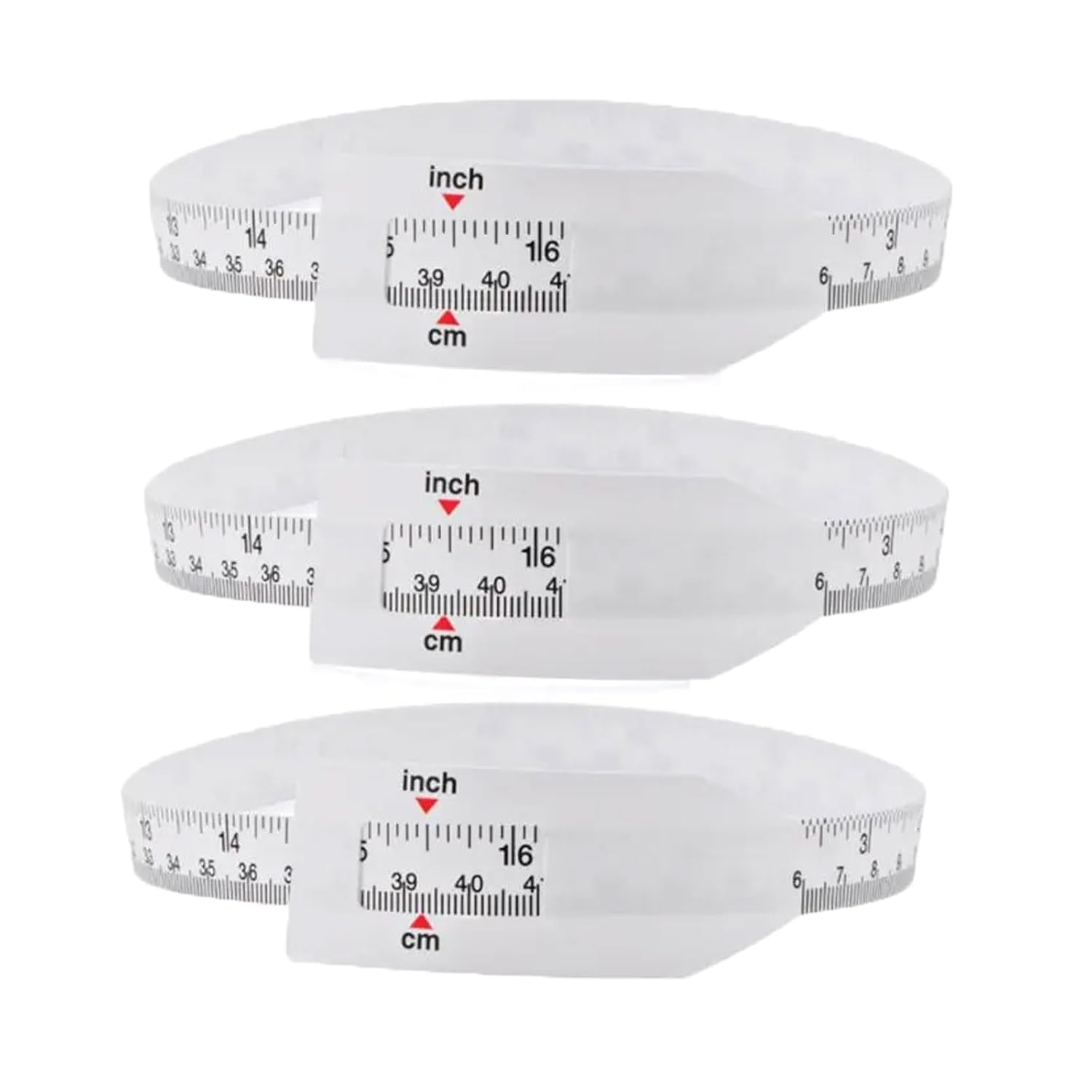 DUddTTW 3 Pcs Tape Measure Portable 24inch Measuring Tape Head Tape Measurer Circumference Measure Tape For Body Measurement Tape