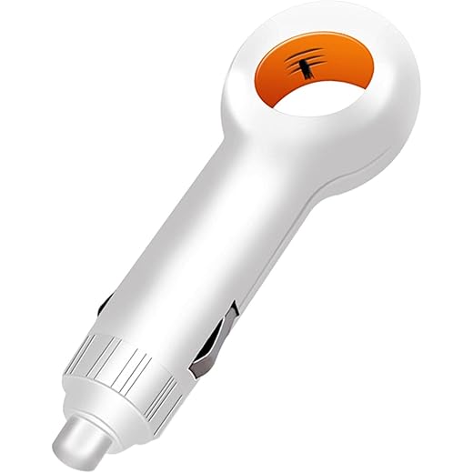 MYADDICTION Mini Vehicle Air Purifier Car Negative Lonic Filtrar Air Purifier White