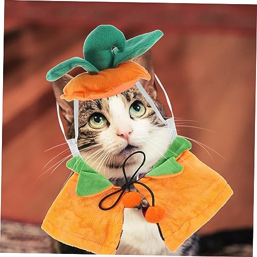 Disfraz para perro Halloween capa y sombrero miniatura 5