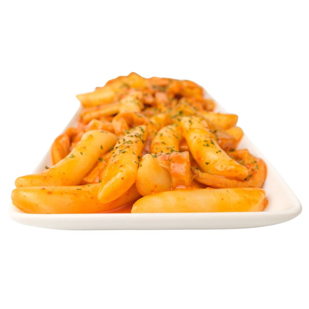 Fureun Tteokbokki Coreano Picante | Comida Tradicional Coreana de Rice Cakes | Auténtico Topokki Coreano