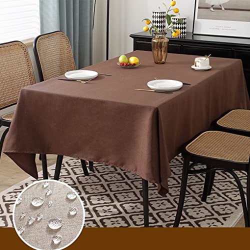 テーブルクロス 撥水 撥油 綿麻生地 おしゃれ テーブルマット 北欧 テーブルカバー リネン 食卓カバー 大判 厚手 防水 汚れ防止 滑り止め 耐久 耐熱 卓デスクマット 防水マット 正方形 長方形 レストラン 家庭用 業務用 オフィス用 ダイニングテーブ