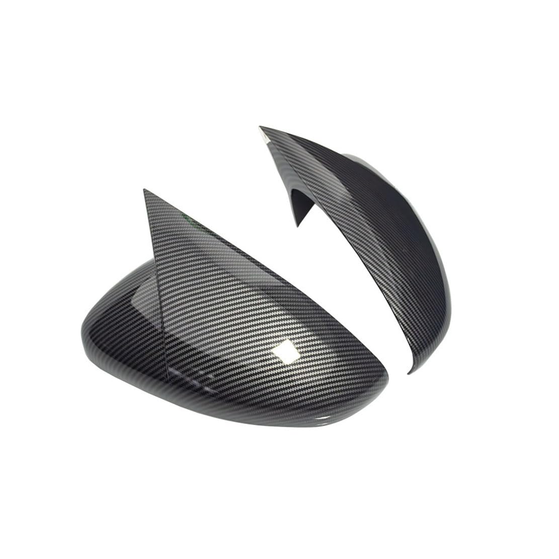 MSMDG Car wing mirror cover,Compatible with Peugeot 208 2012–2019,Auto Parts,carbon fibre