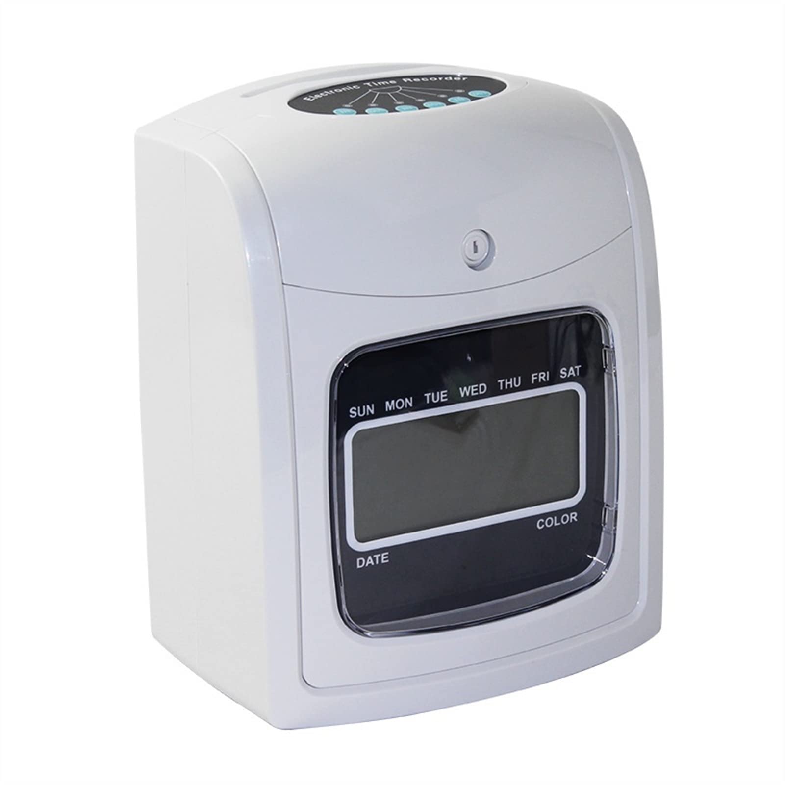 Control Horario Empleados, Máquina de asistencia K-7 Relojes de tiempo for empleados Pequeñas empresas, Versión en inglés Tiempo Máquina Máquina Tarjeta de papel Iniciar sesión Reloj