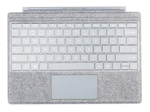 Silicone Clear Keyboard Cover Ultra Thin Skin Compatible 2018 Release Microsoft Surface Pro 6 & 2017 Release Microsoft Surface Pro 5 & Microsoft Surface Pro 4 12.3 inch (not fit Surface Pro 3)