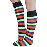Chrissy's Socks Women's Striped Knee High Socks