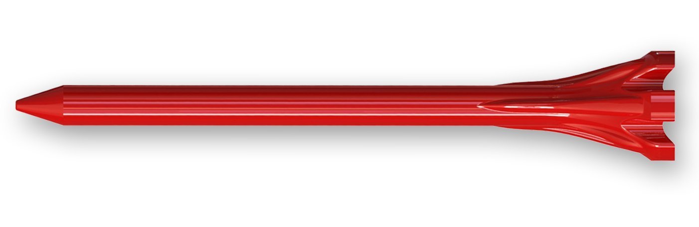 Champ Golf Fly Tee 30 Pack - Red, 70mm