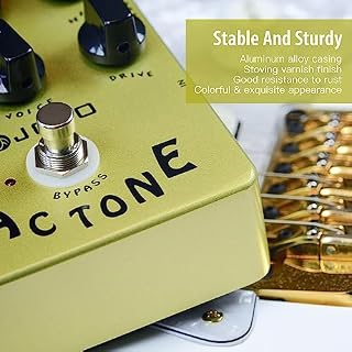 JOYO Distorsion Vintage Tube AC30 Amp Simulator Pédale British Rock Sound pour effet guitare électrique – Bypass (AC Tone JF-13) - Les Beatles, Paul McCartney, John Lennon, RIngo Starr, George Harrison JOYO Distorsion Vintage Tube AC30 Amp Simulator Pédale British Rock Sound pour effet guitare électrique - Bypass (AC Tone JF-13) – Image 7