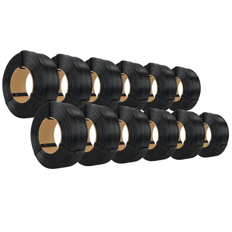 ROSA3D filament PLA 1,75 mm do drukarki 3D, czarny, filament uzupełniający, 12 sztuk x 1 kg
