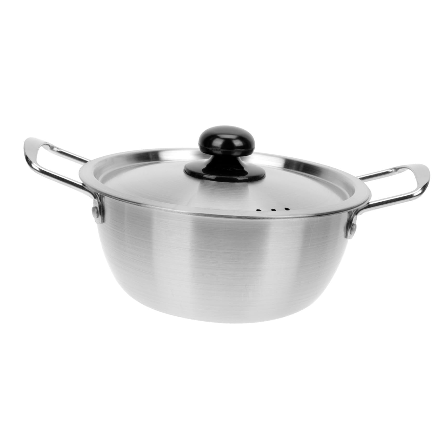 Pot à soupe en inox compatible induction pour éviter les brûlures