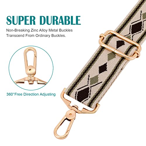 Image of Strap Purse Crossbody Bag Strap Replacement Metal Swivel Hook Shoulder Strap Guitar Strap for Crossbody Bag /luggag