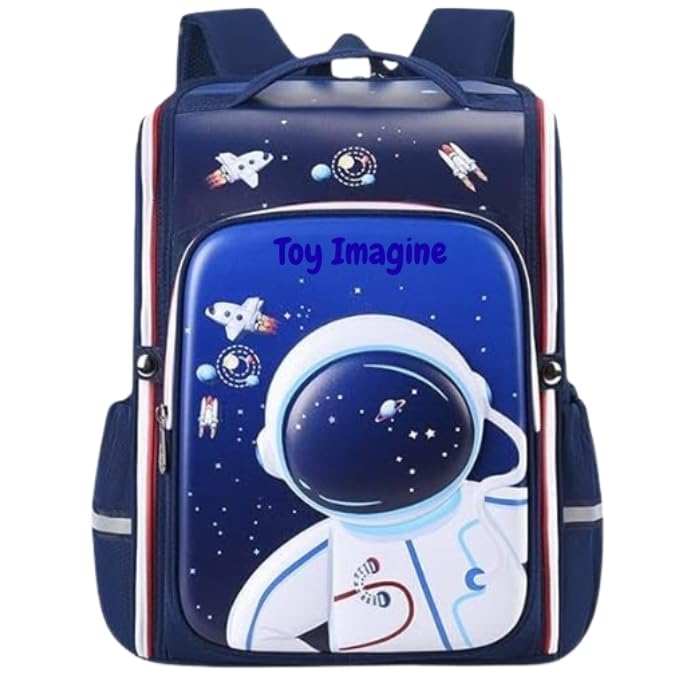 Image of Toy Imagine Kids School Bag for Boys & Girls | 180 Zipper Lightweight Large Capacity School Backpack | 3D Cartoon Design | Comfortable School Bag (Age 7-14 Years)