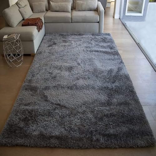Image of F & B Rugs Luxurious Luck high Density Thick & Soft Shaggy Carpet Microfiber 2 Inch Pile Height Modern 4x6 feet 120 x 180 cm