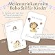 Giftota Meilensteinkarten Baby - 50 Meilensteinkarten inkl. Kartenständer aus Holz - Baby Geschenk für Junge und Mädchen - Boho Stil Meilensteinkarten