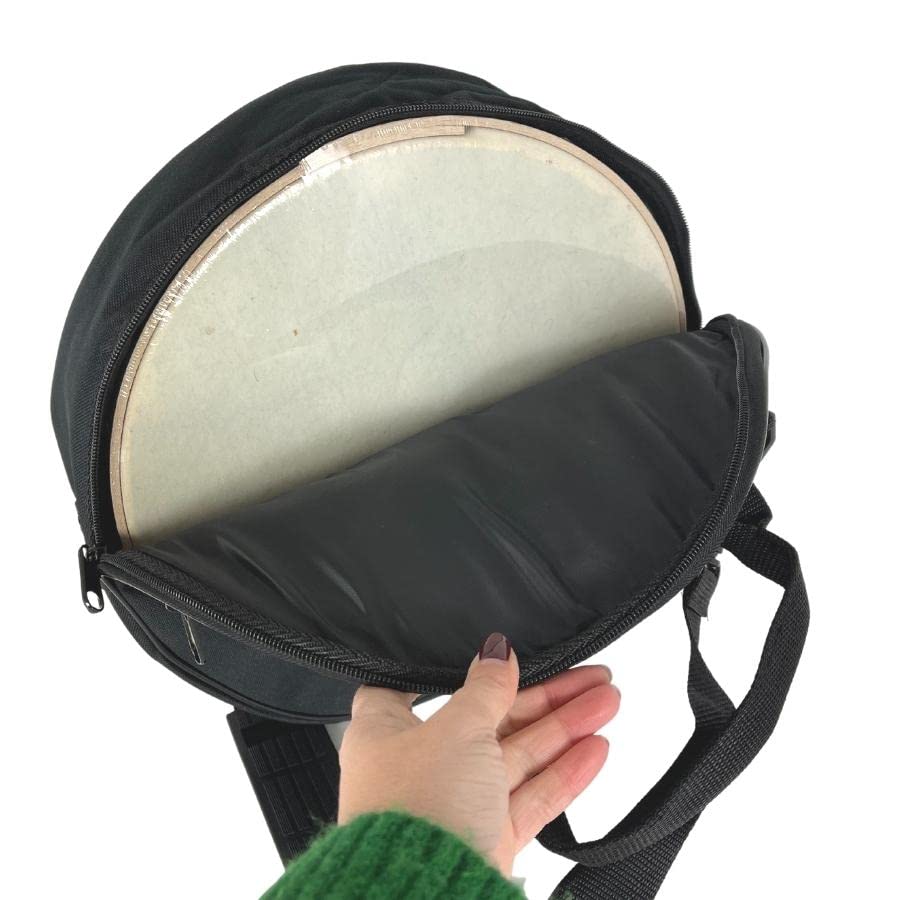 Ortola 0144-001 - Funda pandereta 32 x 9 cm bolsillo, color negro