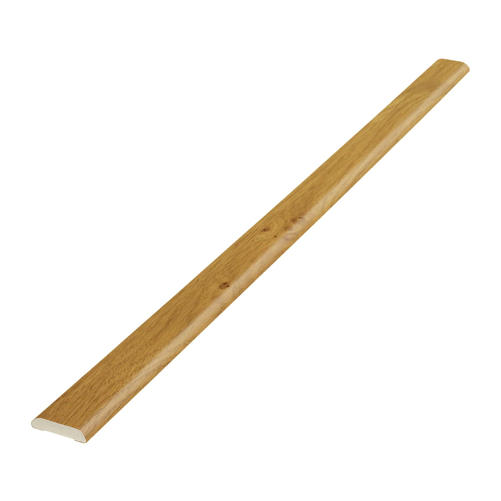 25mm D-Mould Architrave uPVC Plastic Finishing Trim (2.5m) - Irish Oak