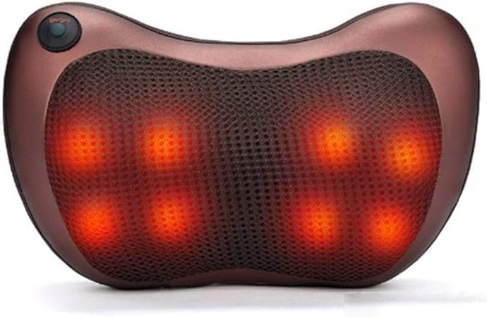 Almofada Massageador Portátil Alivia Tensão Lombar Pescoço Shiats...