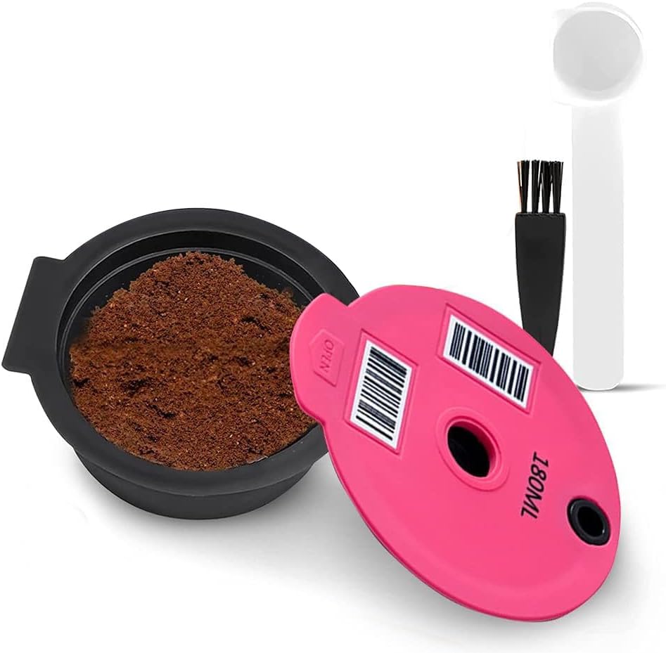 Pink Reusable Coffee Capsule