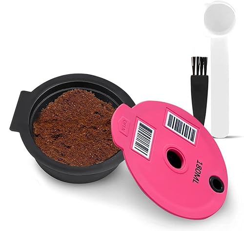 Reusable Coffee Capsule, Compatible with Bosch Tassimo Machines, Coffee Filter Refillable, Coffee Pods with Readable Barcode