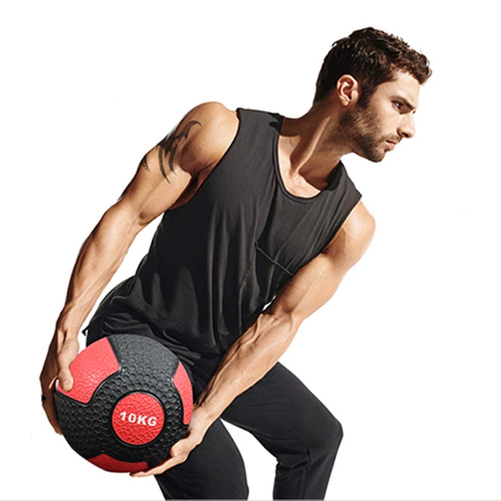 Pelota Medicinal Hogar De Goma Sólida Bola De Medicina, Macho Y Hembra Bola De La Aptitud Ejercicio, Bola del Balance, Boxeo Aptitud De Formación Básica De Bouncy Ball, 7 Kg, 8 Kg, 9 Kg, 10 Kg