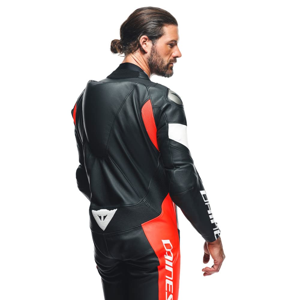 Dainese 黒・赤 革ツナギ 膝プロテクター付き 【公式通販】
