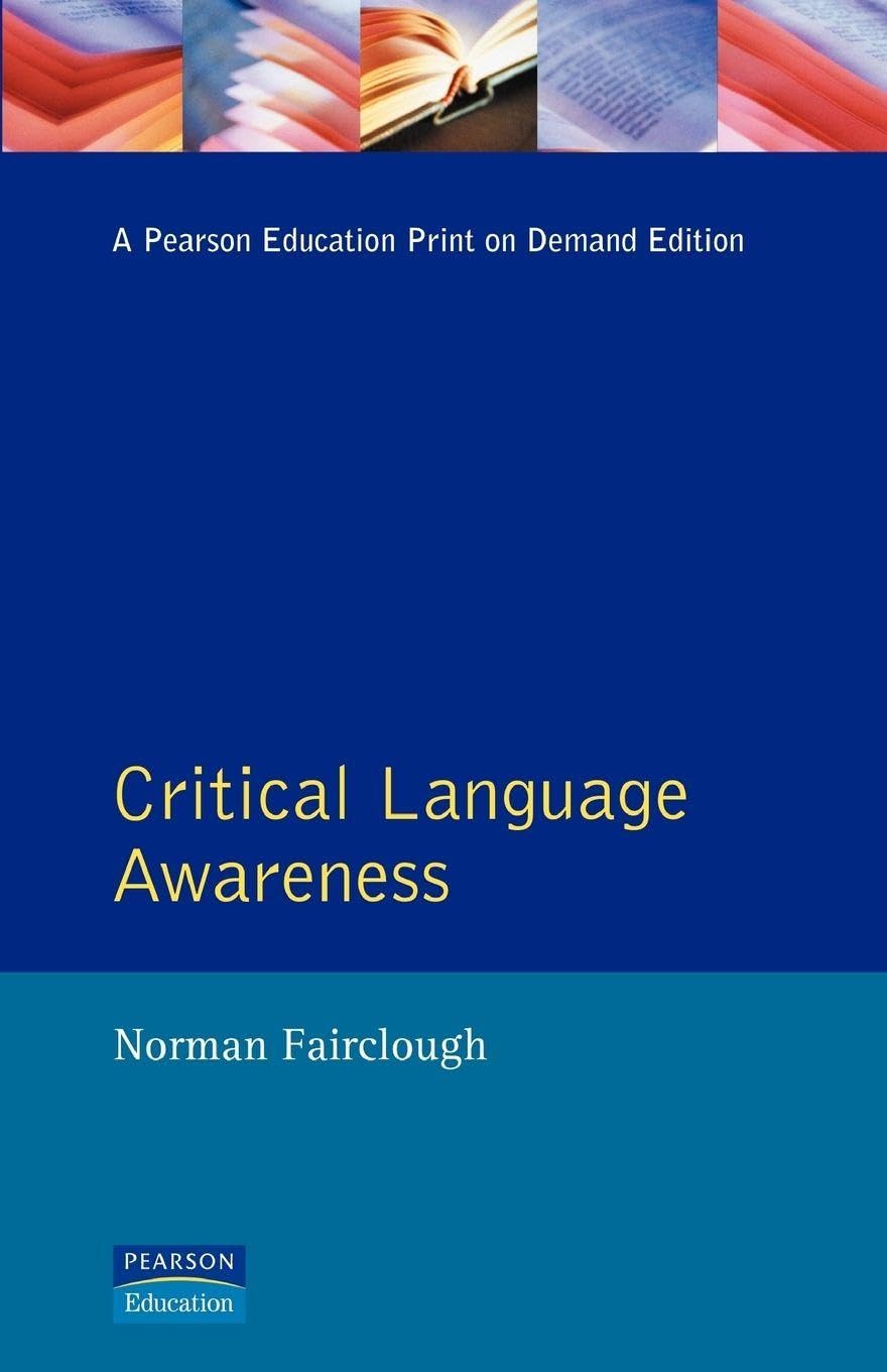 Critical Language Awareness (Real Language Series)