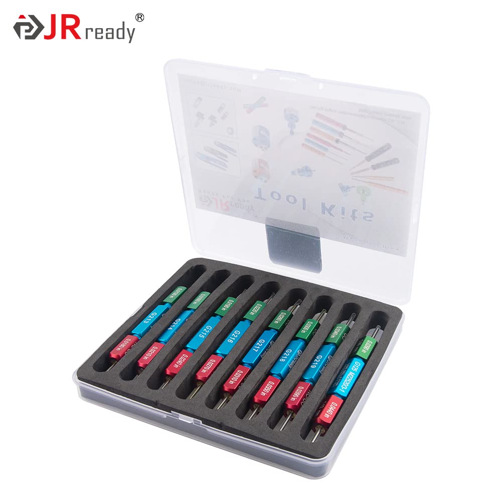 JRready ST5101 Kit d'outils de mesure composé de 8 jauges Go-NoGo pour tester le diamètre de travail de l'Indenter M22520 Série 2 01