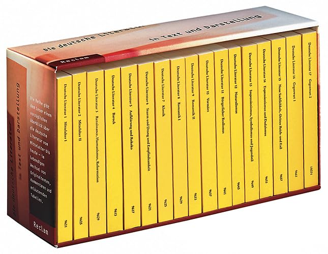 Die deutsche Literatur. Ein Abriss in Text und Darstellung: Die deutsche Literatur in Text und Darstellung, 17 Bände