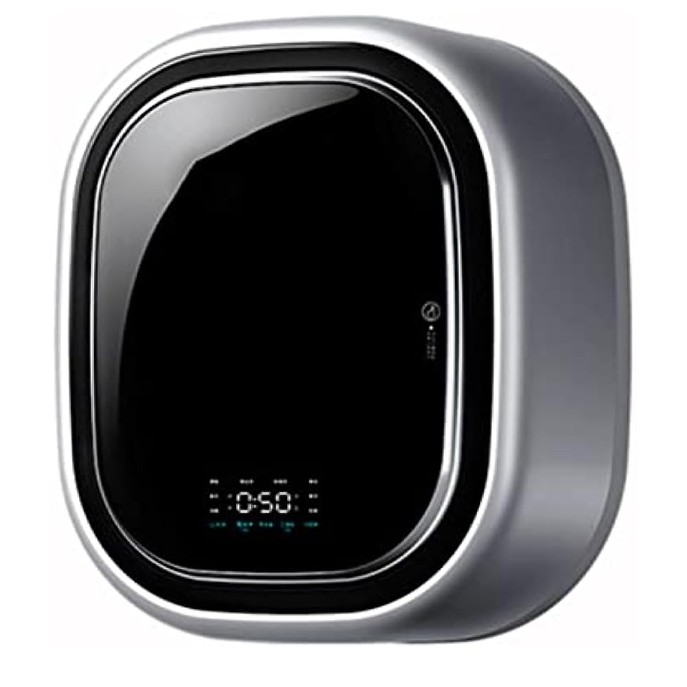 FURLOU Mini Lavatrice a Parete, Mini Lavatrice Domestica, capacità 3 kg di Lavatrice a Carica Frontale, Lavatrice Completamente Automatica e centrifuga, per Bagno, Cucina