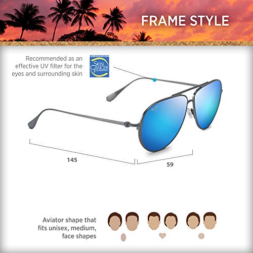 Buy Maui Jim Sunglasses Shallows Asian Fit B543N27A Polarized