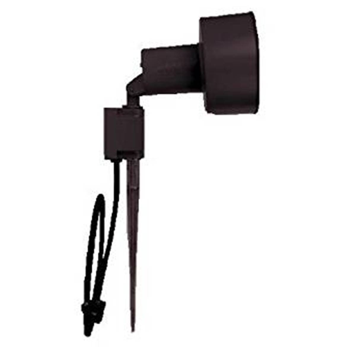 Thomas & Betts K780BR Red Dot Portable Deep-Shielded Spotlight with Ground Spike, Wall Bracket, Gasket and Screws, Bronze