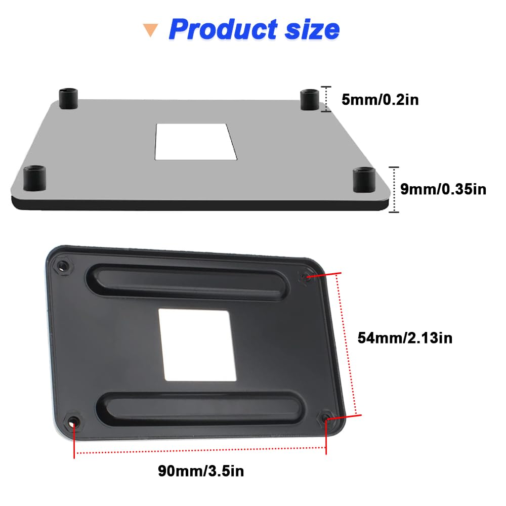 DKARDU AM4/AM5 CPU Heatsink Bracket, CPU Fan Cooling Socket Retention Mounting Sheet Plate for AMD AM4 AM5 (2 Pack)