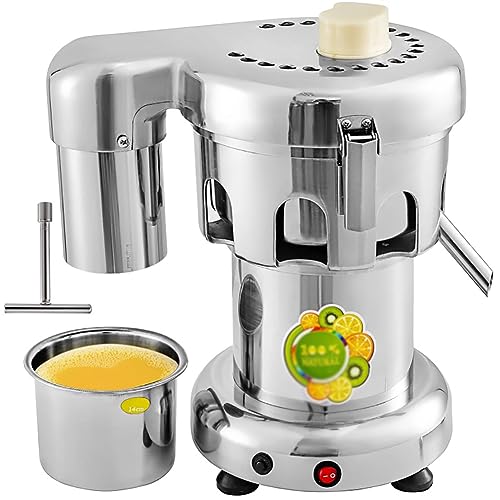 Extracteur de jus Professionnel Robuste, Presse centrifuge Haute Vitesse de 370 W pour Fruits et légumes, idéal pour Les Bars à jus, Les Restaurants et Les hôtels.