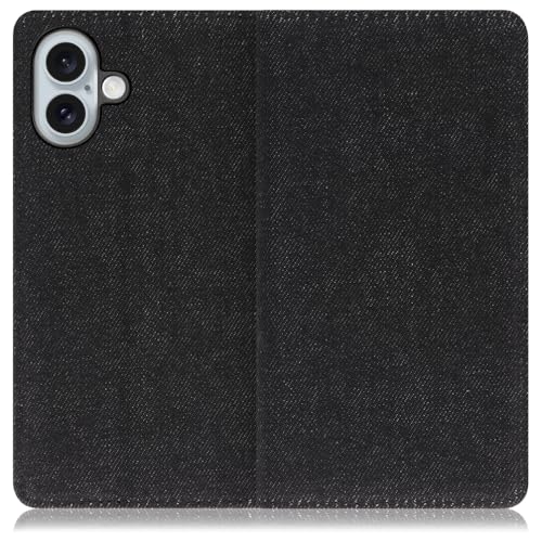 LOOF DENIM fjn 蒠^ X}zP[X for iPhone 16 Plus p P[X Jo[ 蒠^P[X J[h[ }Olbgt fj xgȂ [ubN]