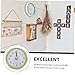 BUTIFULSIC Vintage Clock Head Insert with Movement Simple DIY Clock Mechanism for Home and Office Decor Easy to Install Classic Design for All Styles