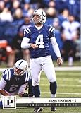 2018 Panini NFL Football #127 Adam Vinatieri Indianapolis Colts Official Trading Card