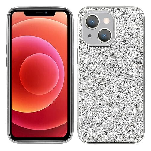 Coque à paillettes pour iPhone X argent LVTFCO idéale en soirée chic