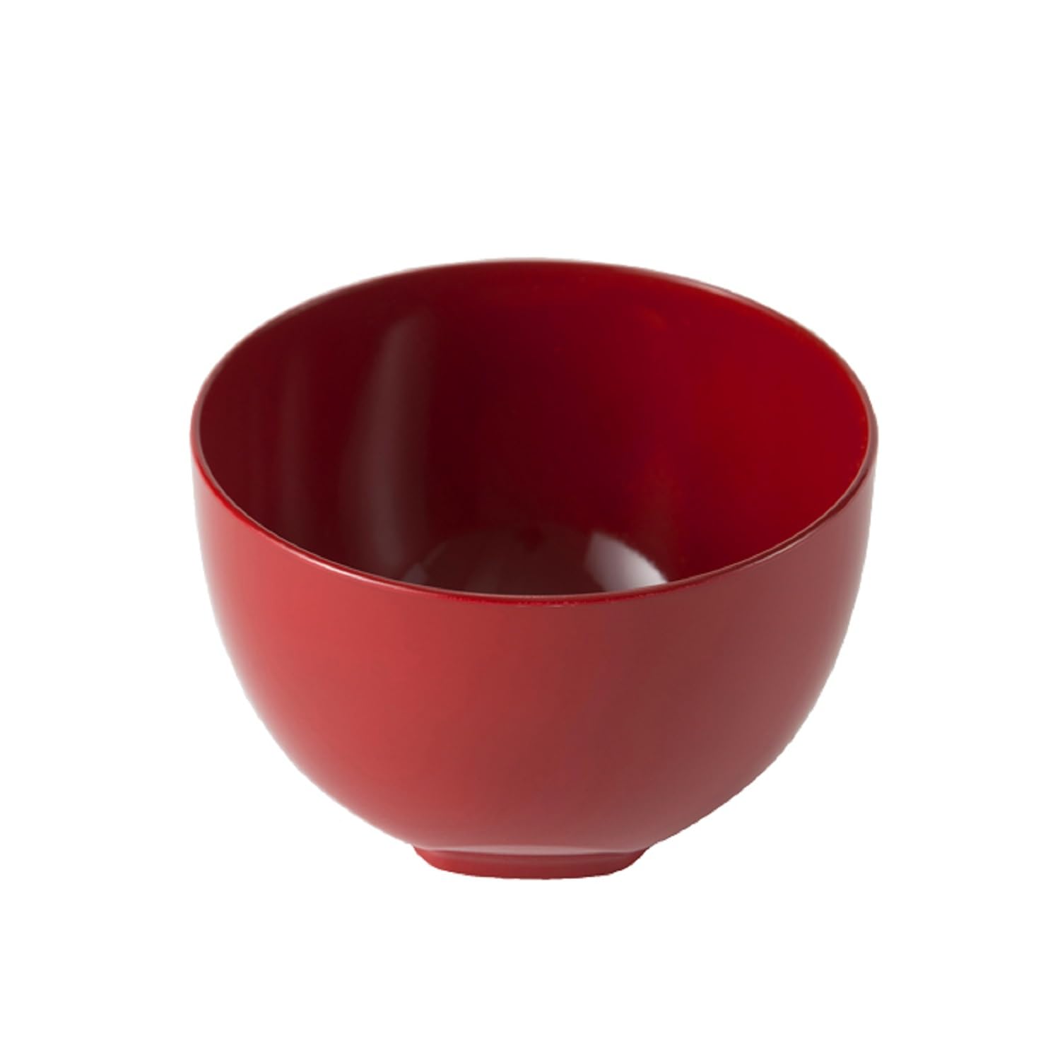 Vermilion Hexagon Soup Bowl – Aizu Lacquer