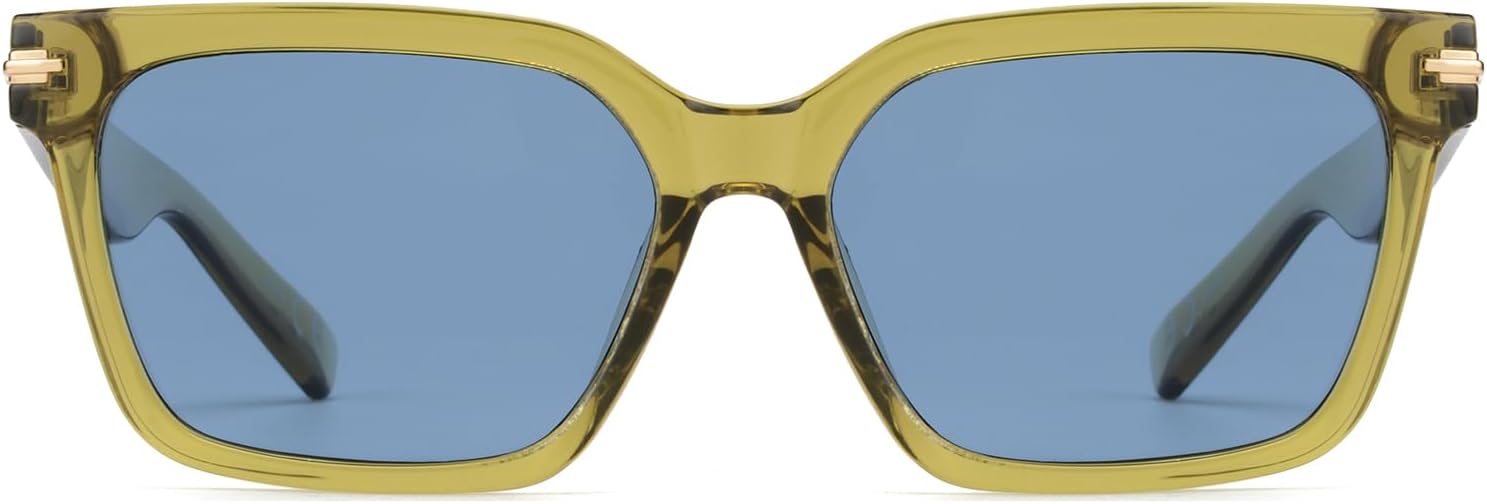 OUWEN Retro Oversized Polarized Square Sunglasses Womens Mens, Trendy Colored Rectangle Sun Glasses Y2K Shades OW2234 - Image 3