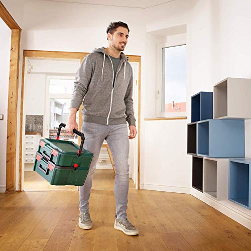 Bosch Boîte à accessoires (accessoire pour coffrets SystemBox | taille M, petite boîte à accessoires (1/6) pour SystemBox taille M, pour ranger les outils électroportatifs Bosch)