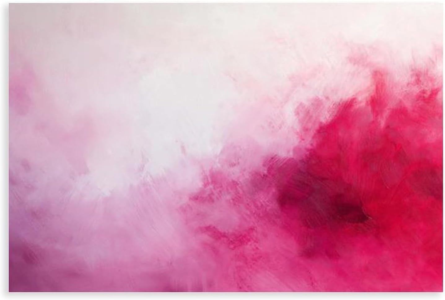 Rikin Liuff Pink on White by Mark Rothko Canvas Poster Abstract Wall Art Vintage Painting Mark Rothko Prints for Living Room Picture Decor 40x55cm Frameless