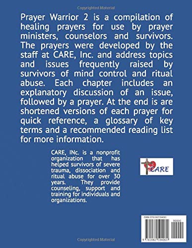 Prayer Warrior 2: Prayers for Healing from Ritual Abuse and Mind Control