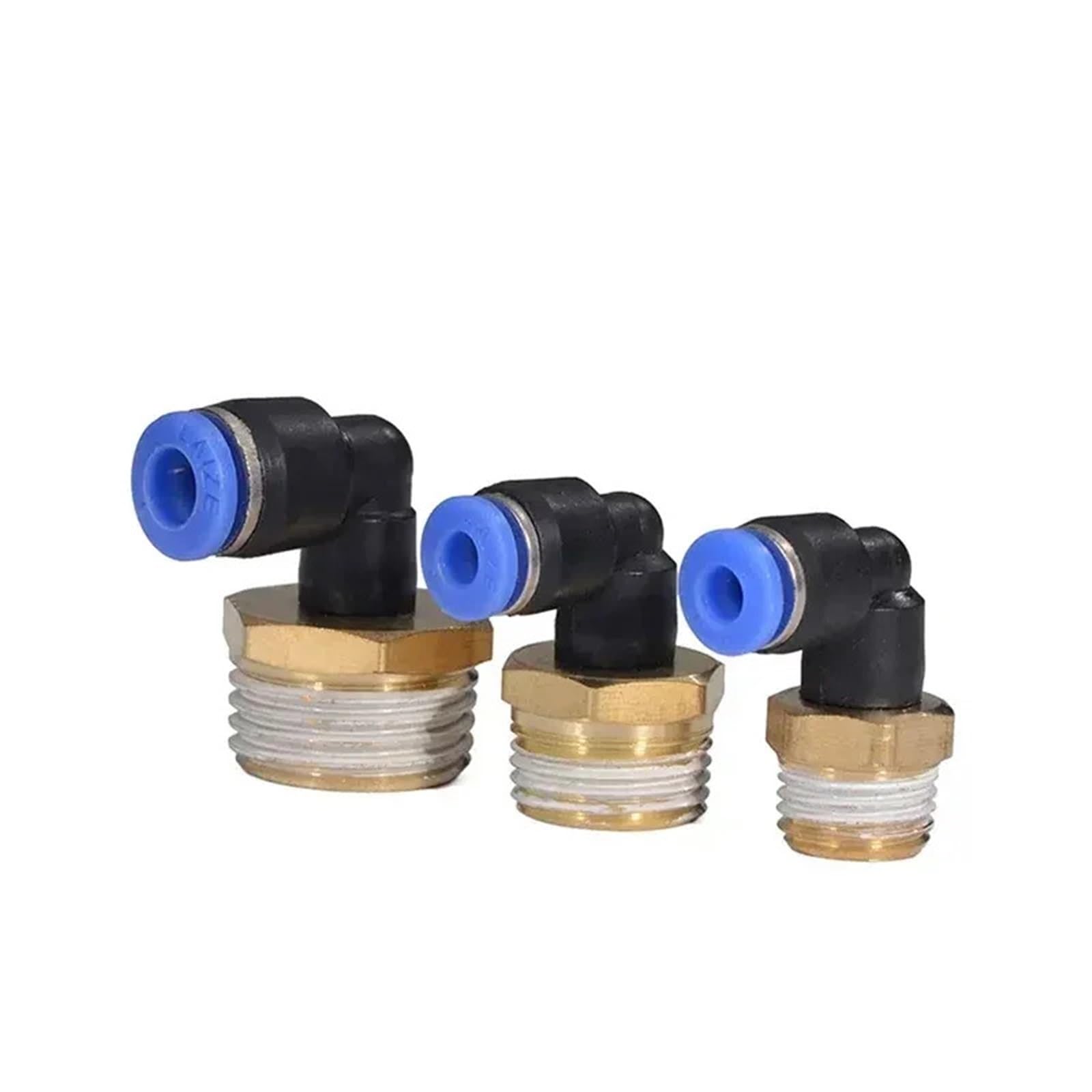 500 connettori pneumatici per aria PL 4/6/8/1012 mm filettatura 1/8 1/4 " 1 cm 0,5" trachea gomito raccordi per tubi flessibili raccordi rapidi (PL4-M5)