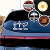 Faith Hope Love Car Sticker Christian Cross Heartbeat Vinyl Decal 140mm x 90mm Religious Car Window Sticker Jesus Faith Decal Waterproof Laminated Black or White for Vehicle Laptop (White) #2