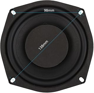 Generic-Speaker 1Pcs 5.25 Inch Subwoofer 4 8 Ohm 120W Woofer Speaker Super Bass Loudpeakers Column for 5.1 Subwoofer DIY Home Theater (Size : 5.25Inch 4Ohm)
