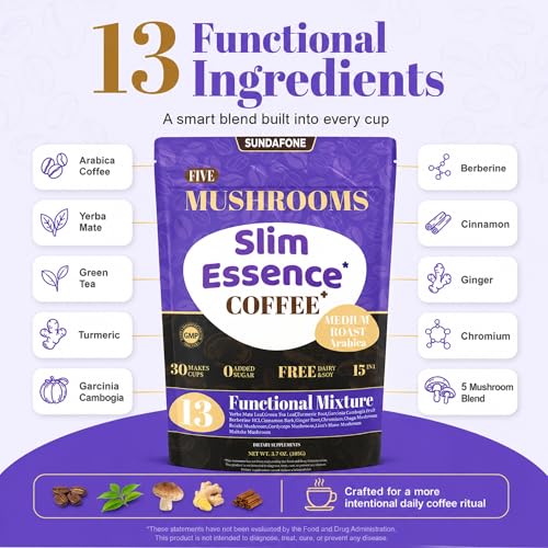 SUNDAFONE Slim Essence Mushroom Coffee
